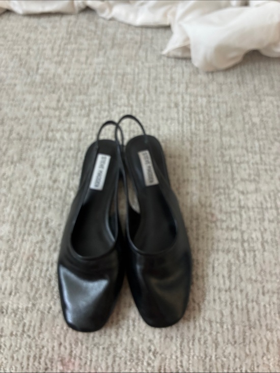 Steve Madden Shoes - Steve Madden Black Leather Slingback Flats